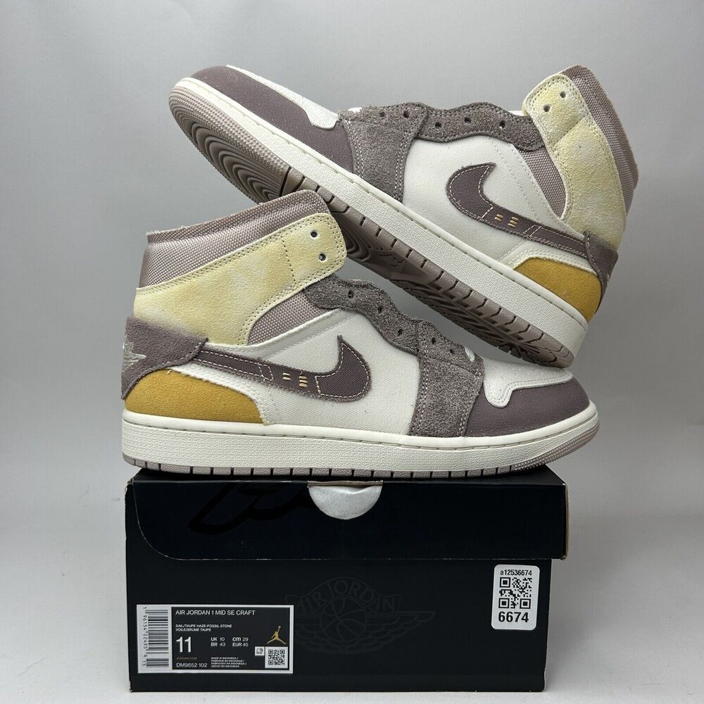 Nike Air Jordan 1 Retro Mid SE Craft “Taupe Haze” 2023